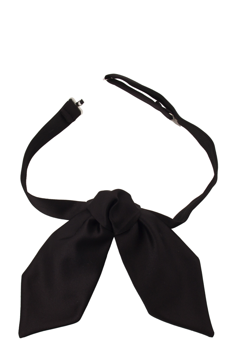 Bräutigamaccessoires Plastron/Schleife klein schwarz