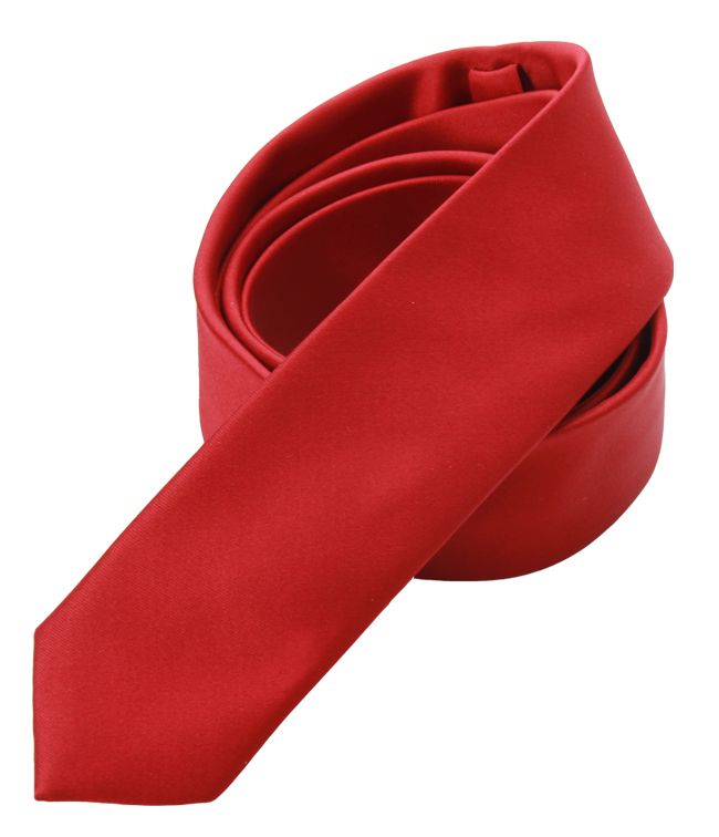 Bräutigamaccessoires Krawatte, rot Satin