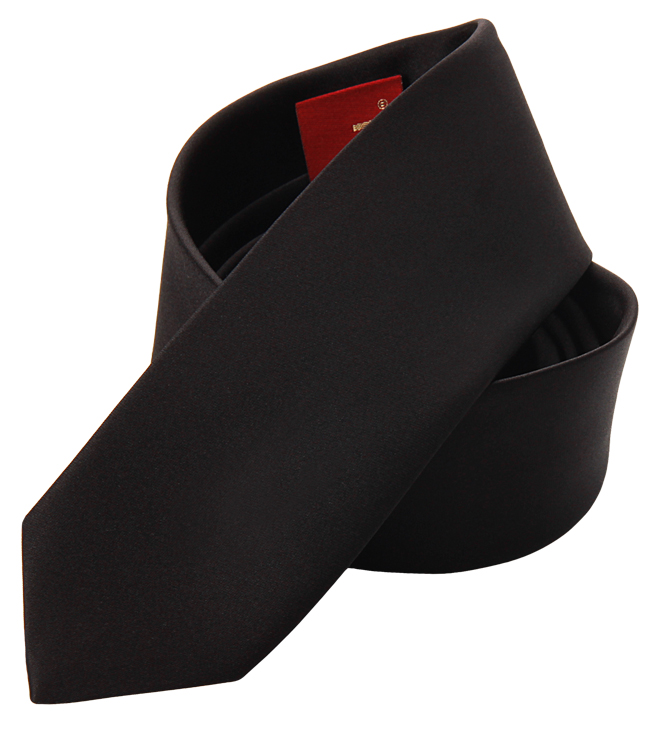 Bräutigamaccessoires Krawatte schwarzer Wollstoff